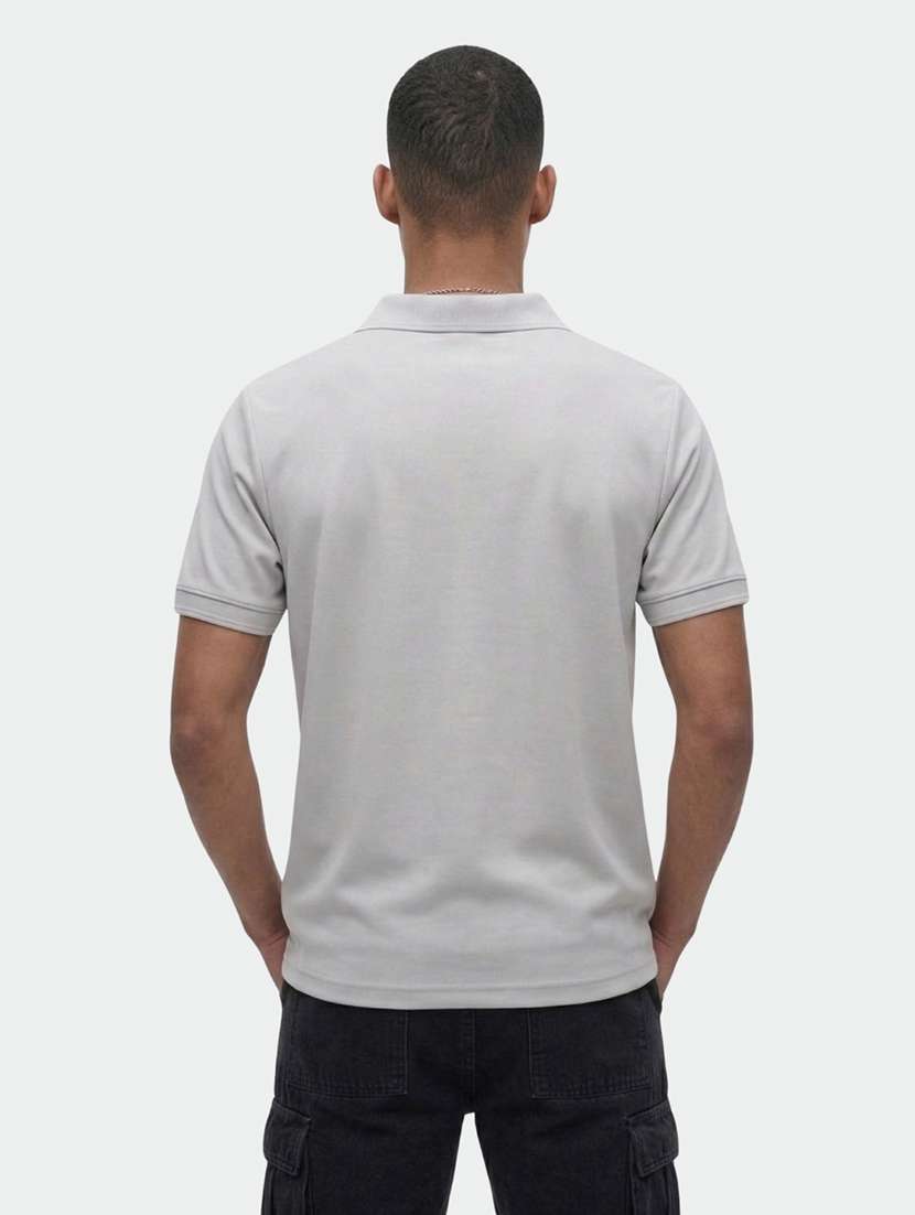 men solid short sleeve regular fit polo t-shirt - 22460628 -  Standard Image - 3