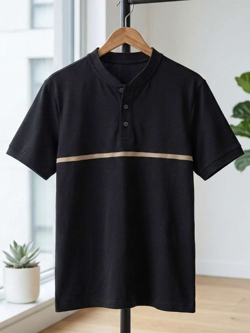 men solid short sleeve regular fit t-shirt - 22460677 -  Standard Image - 3