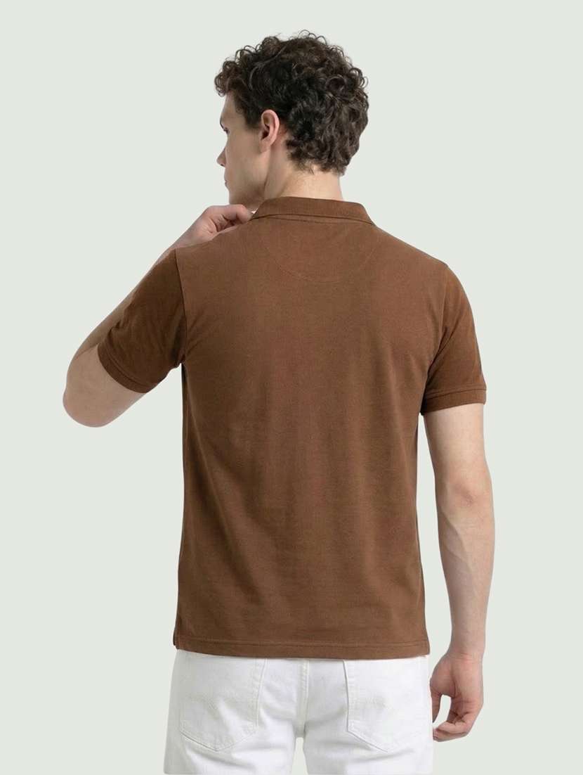 men color block short sleeve regular fit polo t-shirt - 22460765 -  Standard Image - 3