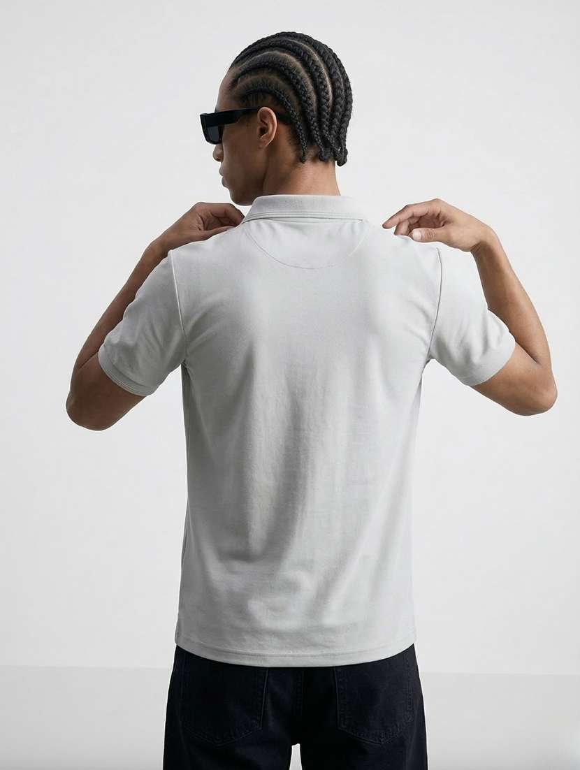 men printed short sleeve regular fit polo t-shirt - 22460848 -  Standard Image - 3