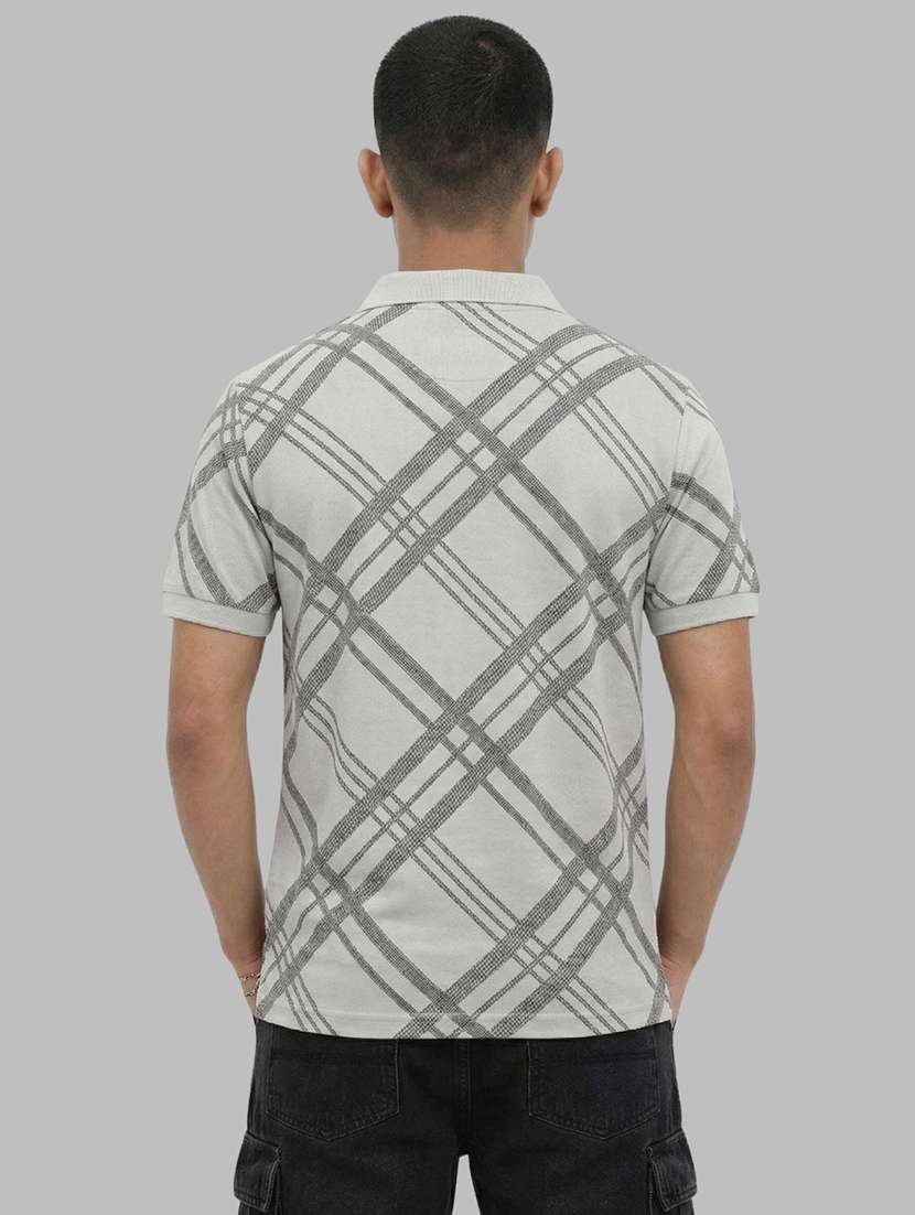men printed short sleeve regular fit polo t-shirt - 22460911 -  Standard Image - 3