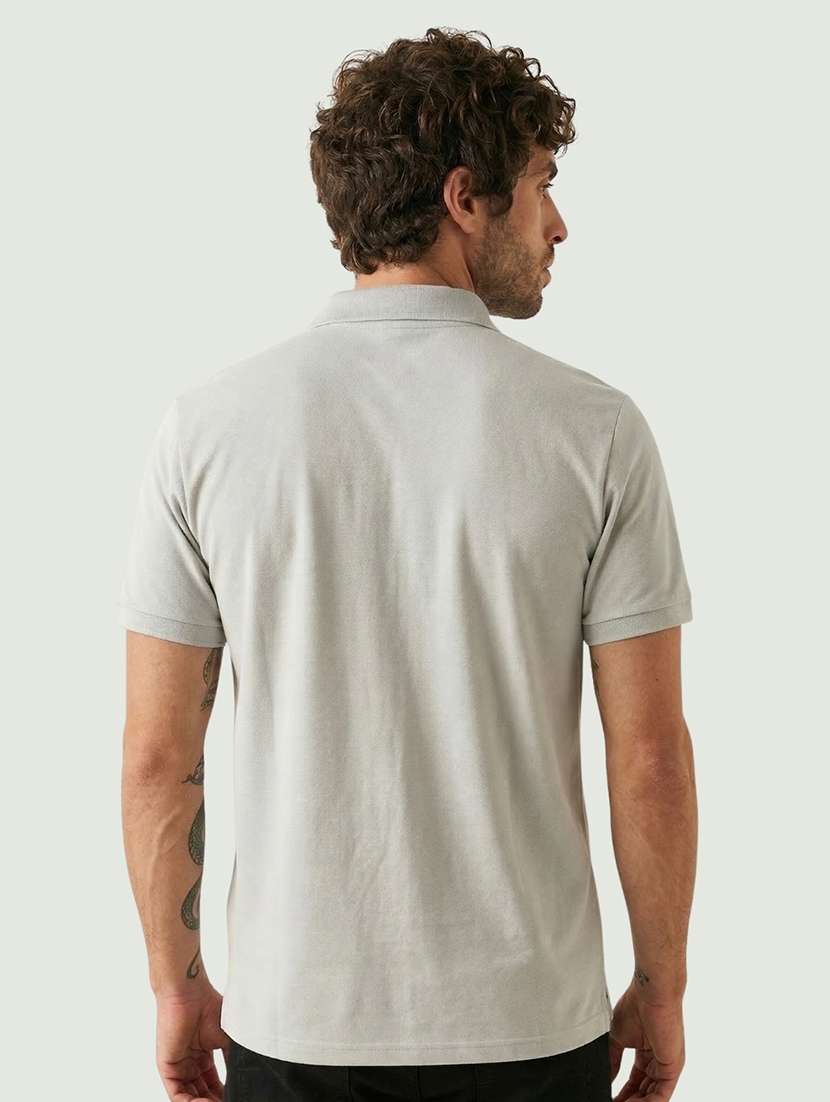 men printed short sleeve regular fit polo t-shirt - 22460940 -  Standard Image - 3