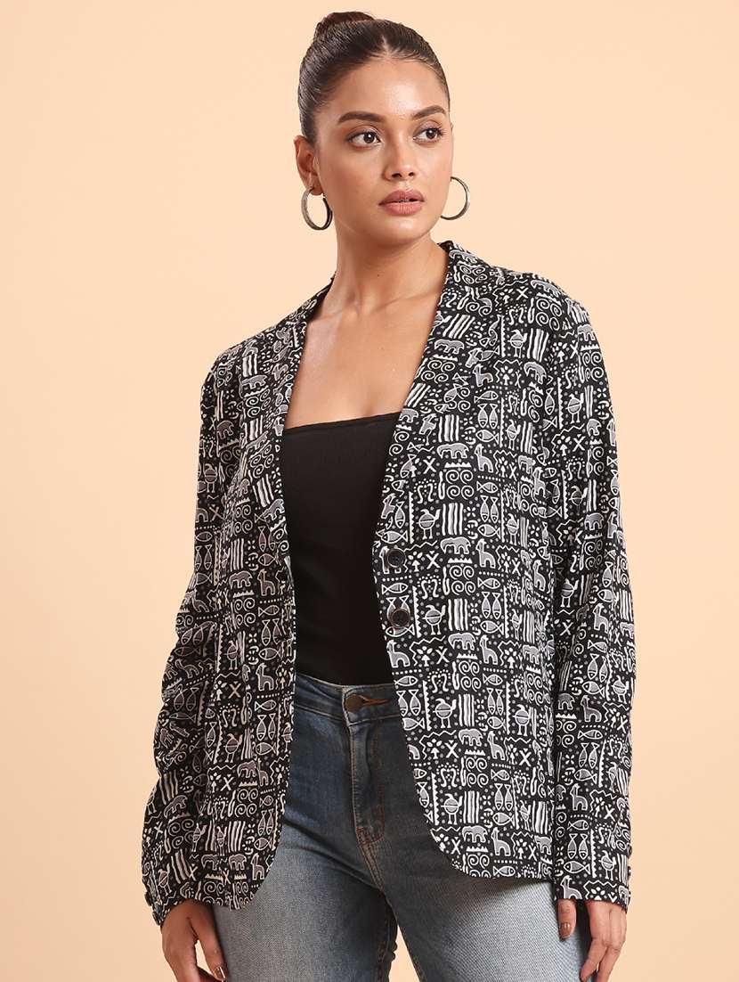 black cotton jacket