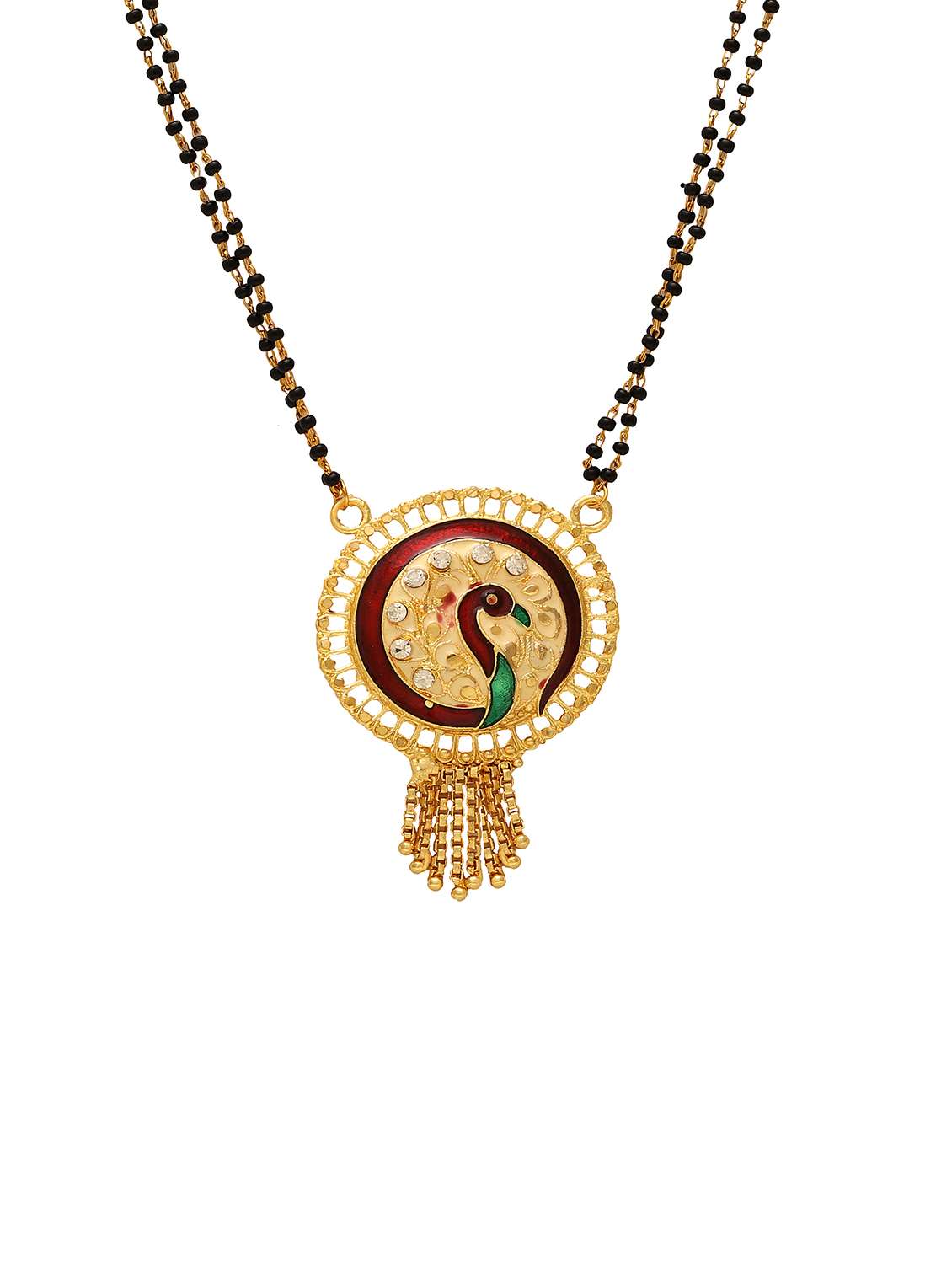 gold beads mangalsutra