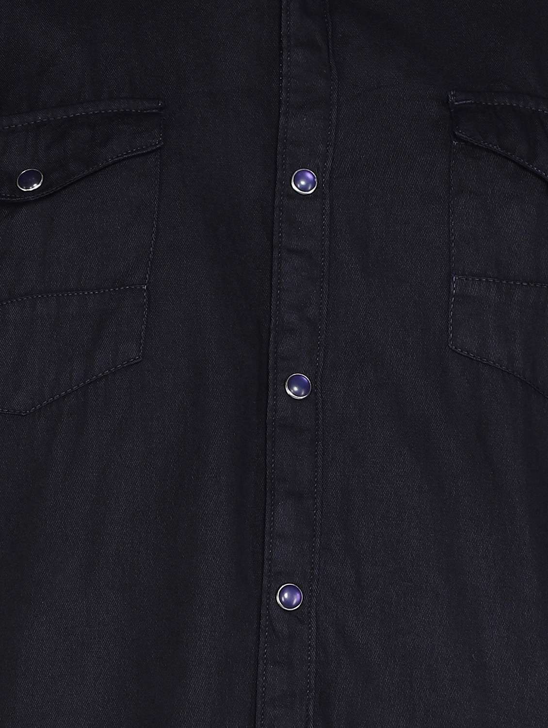 men indigo twill shirt  - 22461102 -  Standard Image - 5