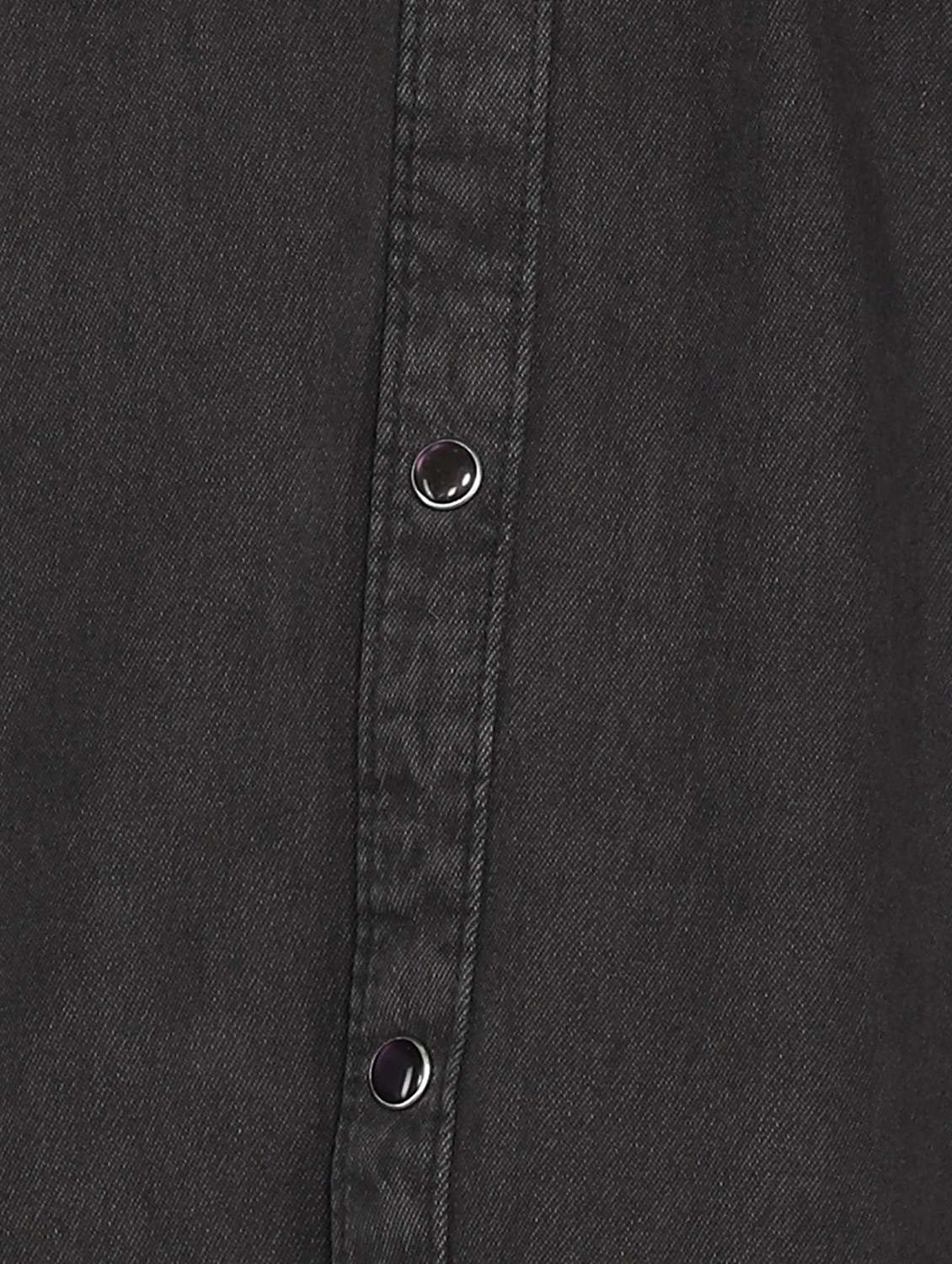 men grey twill shacket - 22461105 -  Standard Image - 5