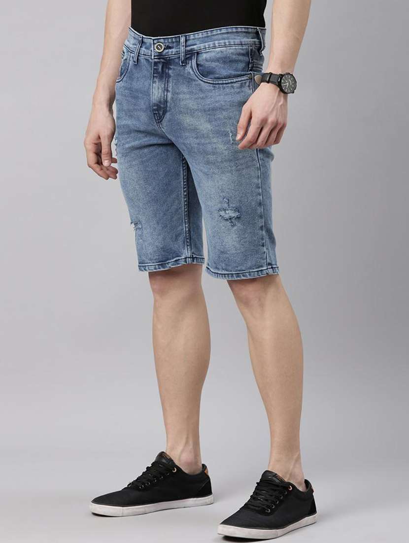men blue denim s short - 22461143 -  Standard Image - 3