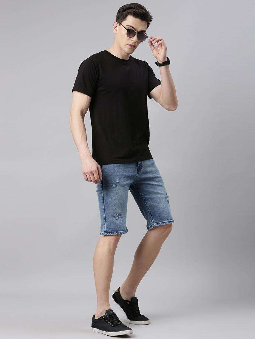 men blue denim s short - 22461143 -  Standard Image - 5