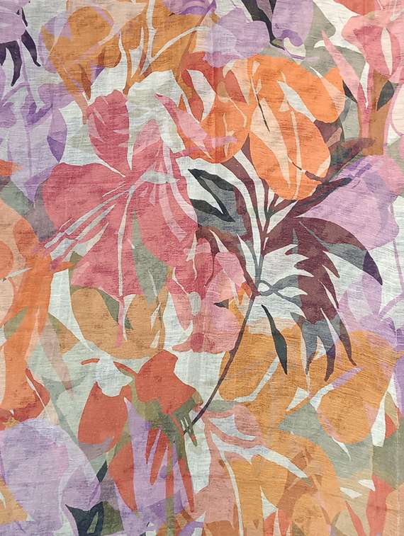 women floral printed scarf - 22461151 -  Standard Image - 3
