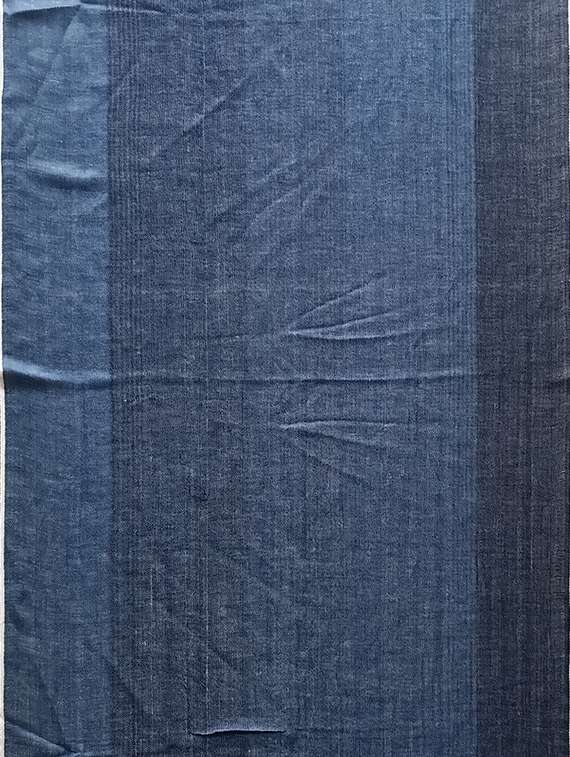 men blue linen scarf - 22461155 -  Standard Image - 3
