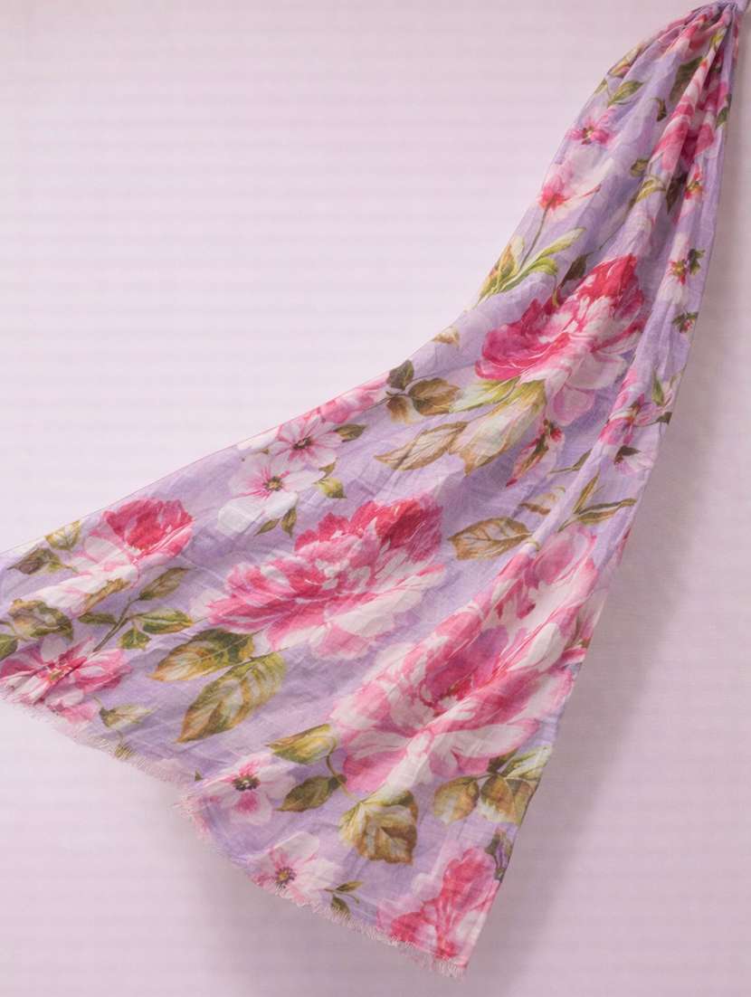 women floral printed scarf - 22461156 -  Standard Image - 3