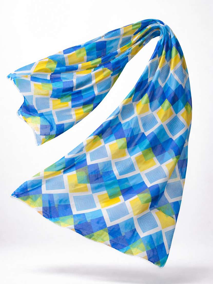 women geometric printed scarf - 22461159 -  Standard Image - 3