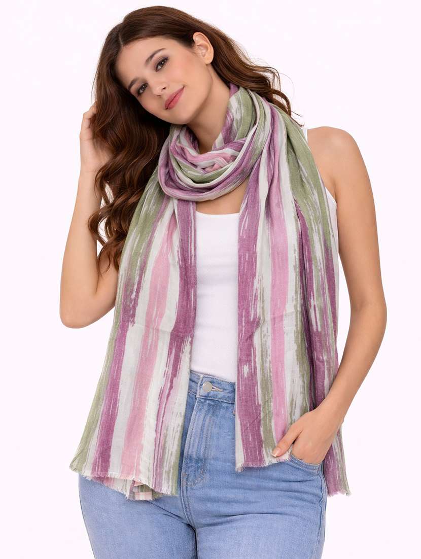 women printed scarf