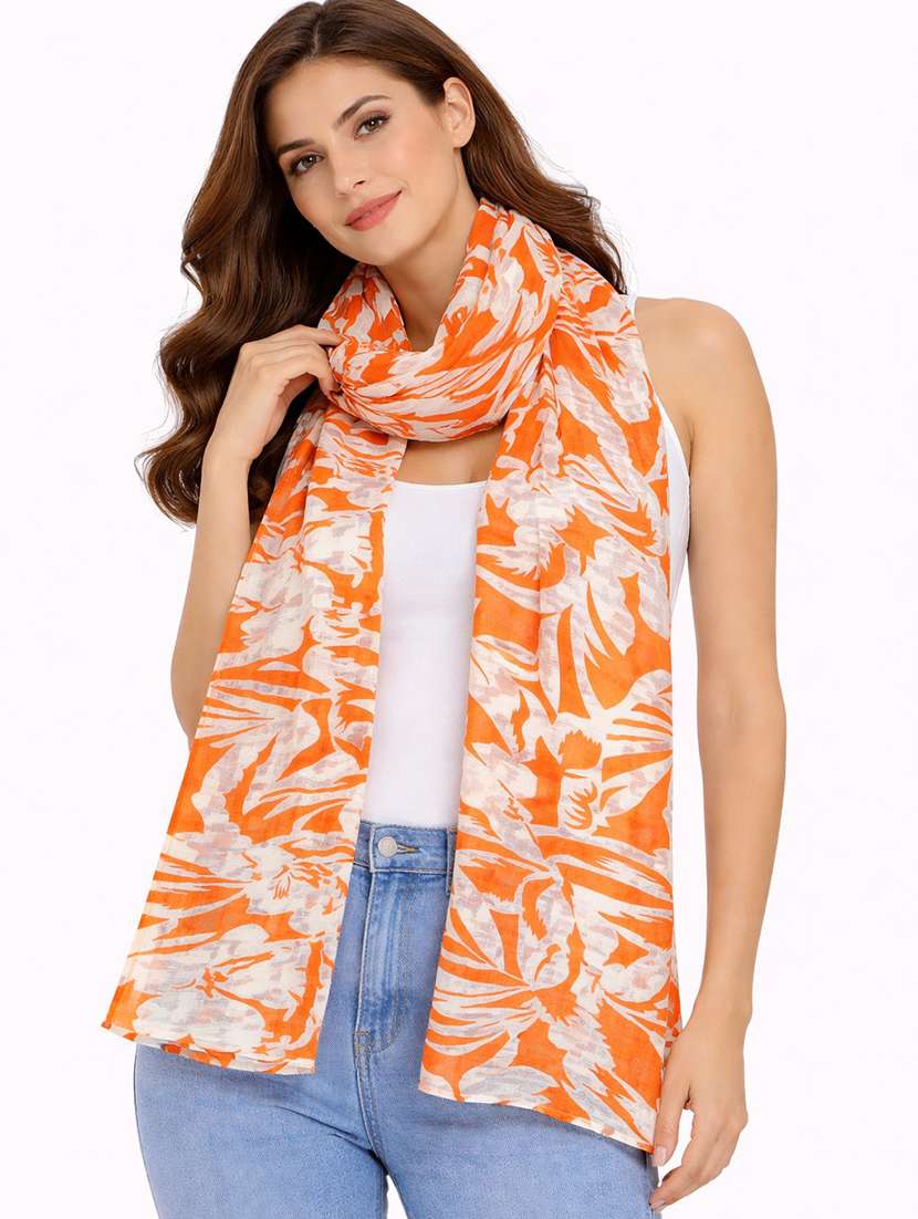 women printed scarf