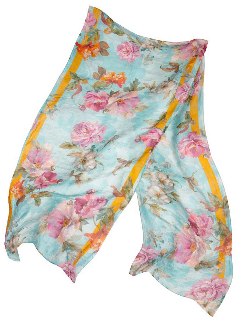 women floral printed scarf - 22461175 -  Standard Image - 3