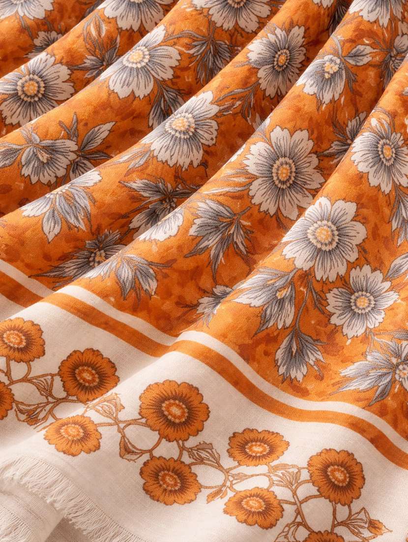 women floral printed scarf - 22461182 -  Standard Image - 3