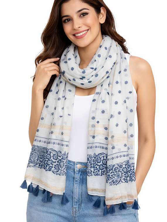 women printed scarf