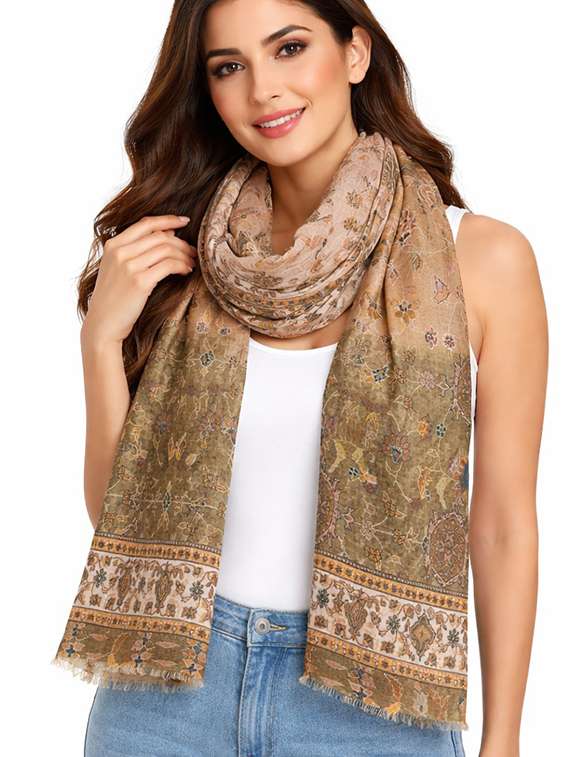 women printed scarf