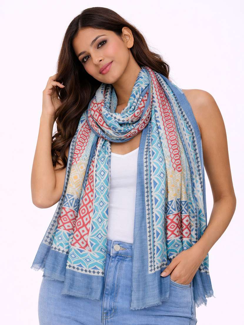 women printed scarf