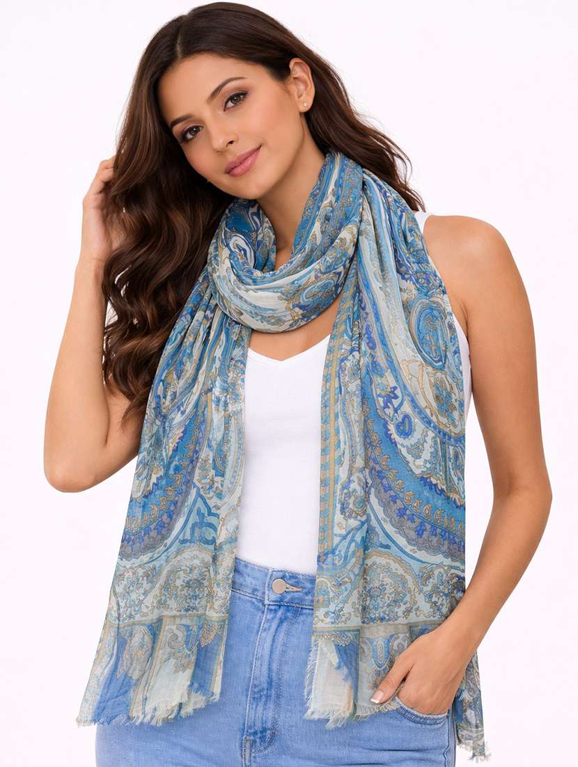 women printed scarf