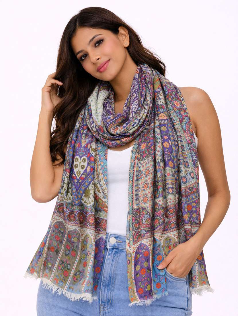 women printed scarf