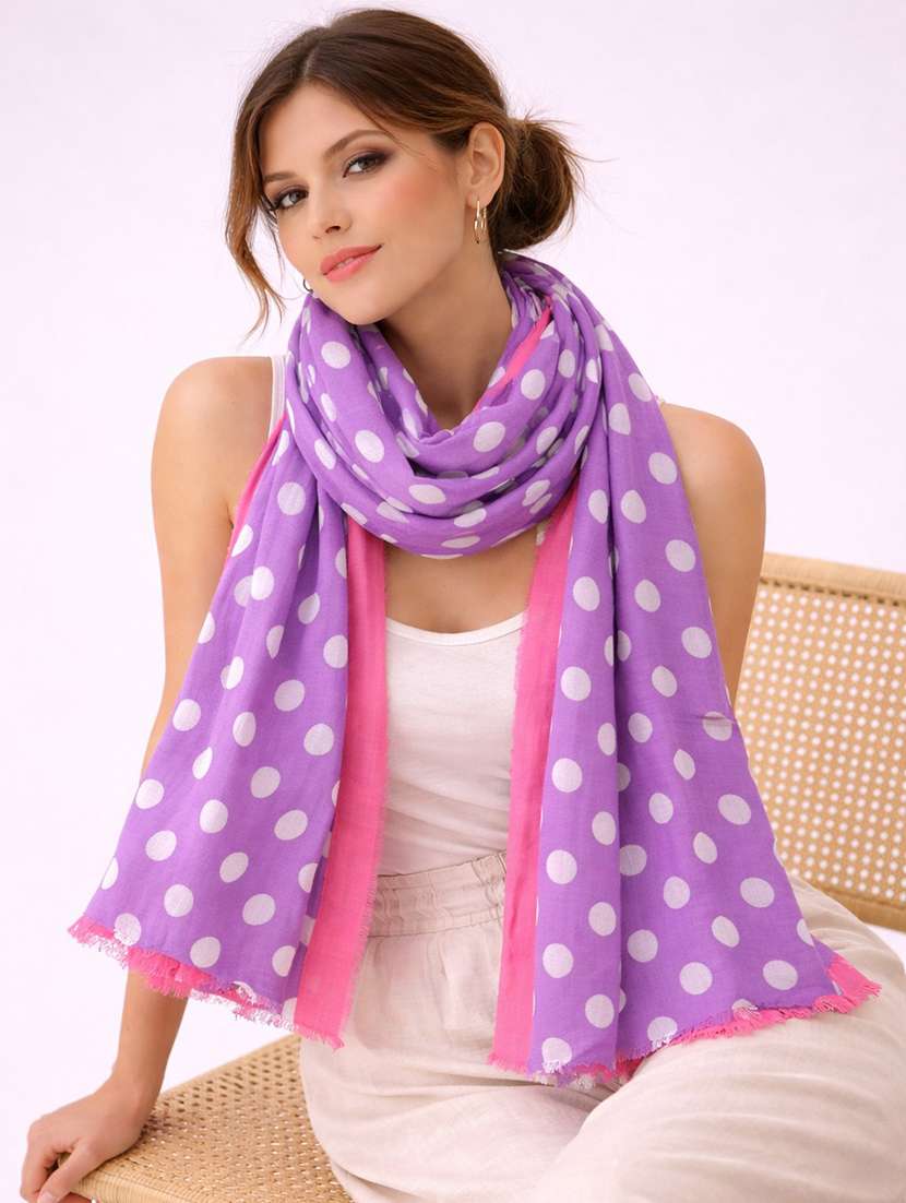 women printed scarf