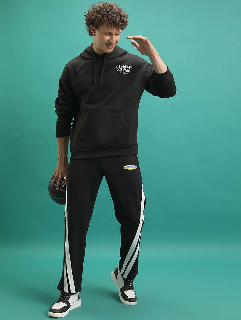 men side taped mid rise full length track pant - 22462205 -  Standard Image - 5