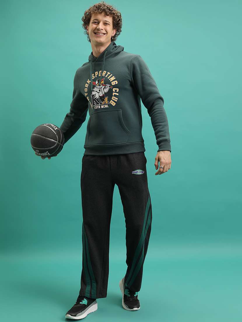 men side taped mid rise full length track pant - 22462206 -  Standard Image - 5