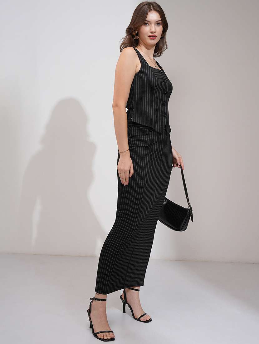 women striped top and skirt co-ord set - 22462218 -  Standard Image - 5