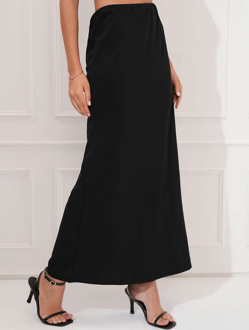 men black polyester pencil skirts skirt - 22462230 -  Standard Image - 3