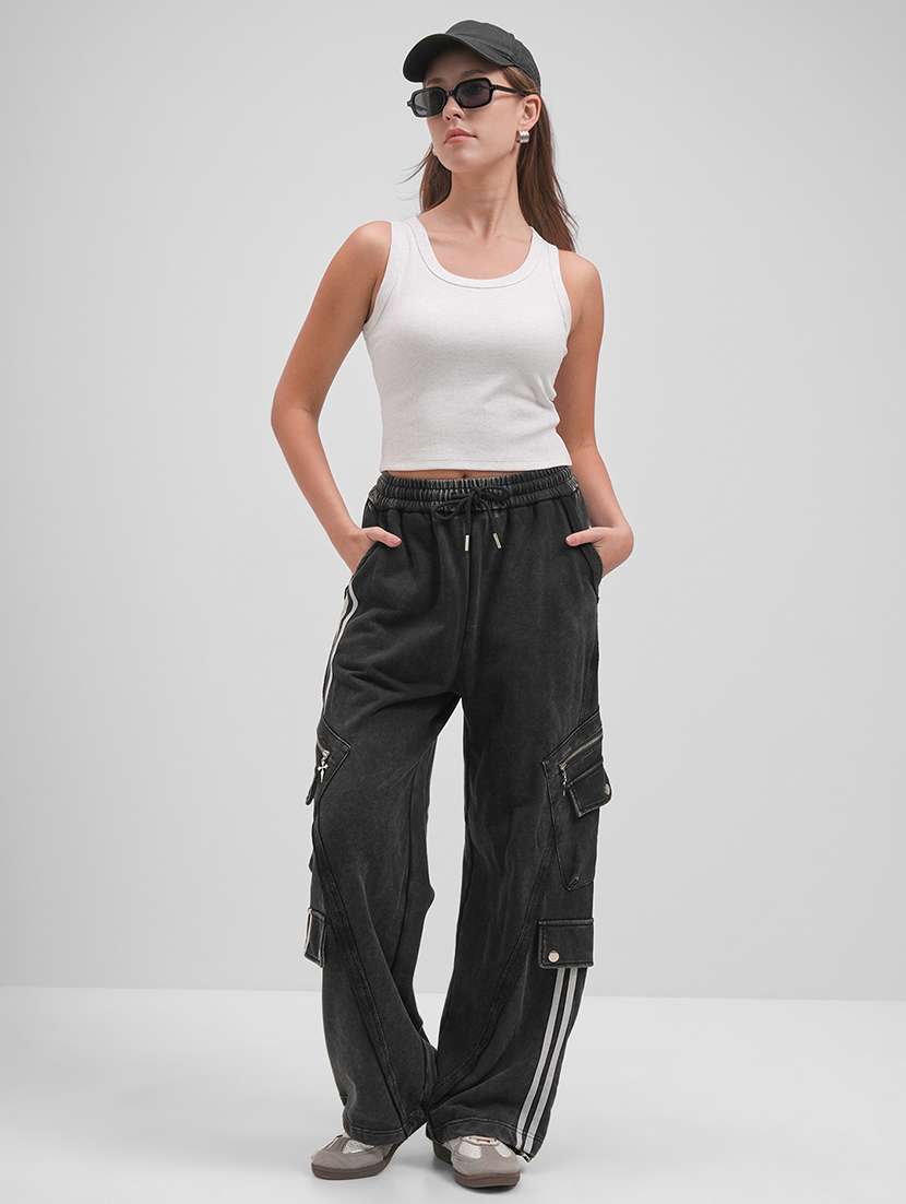 women solid sleeveless tank top - 22462297 -  Standard Image - 5