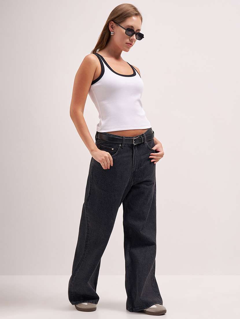 women solid sleeveless tank top - 22462307 -  Standard Image - 5