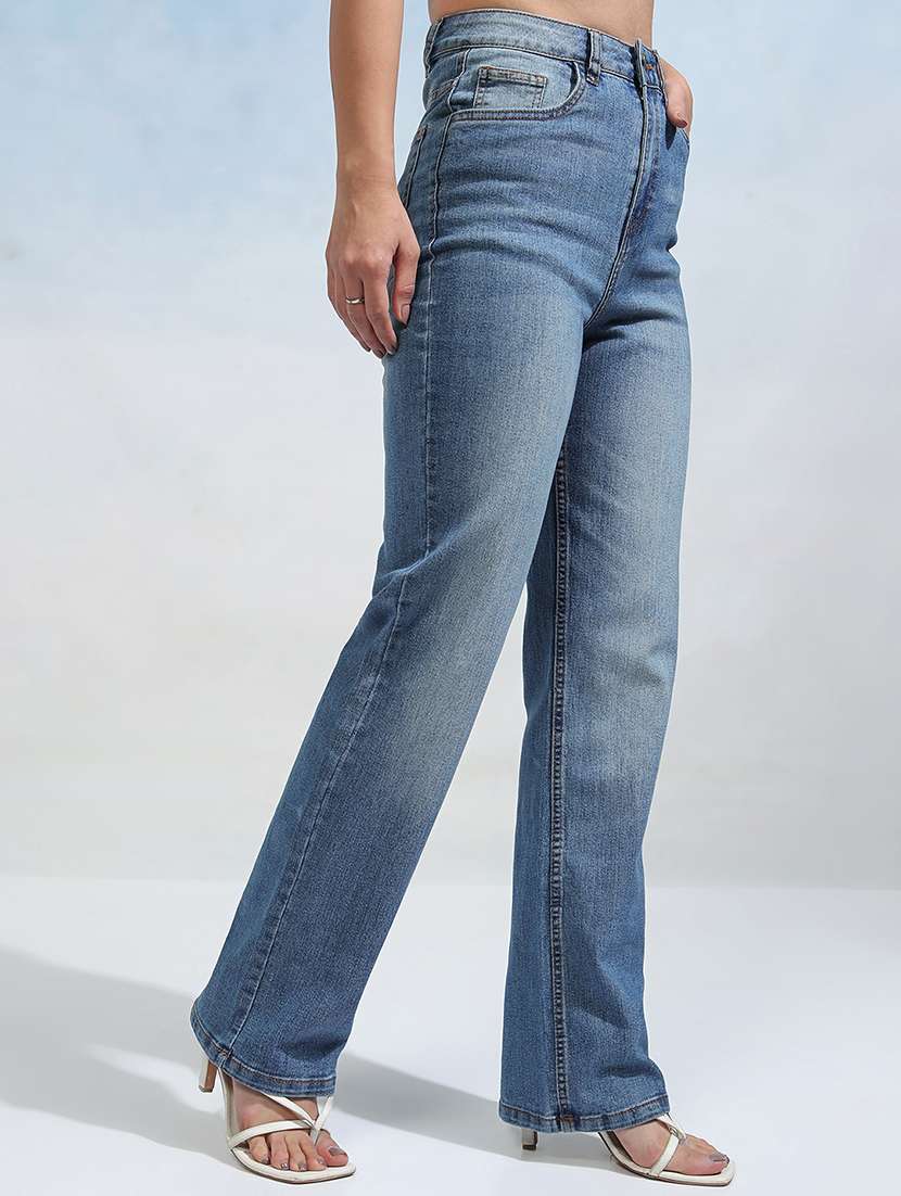 Women Blue Cotton Jean - 22462466 -  Standard Image - 3