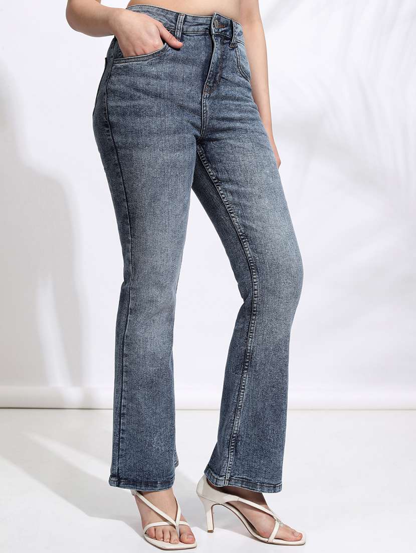 Women Blue Cotton Jean - 22462473 -  Standard Image - 3
