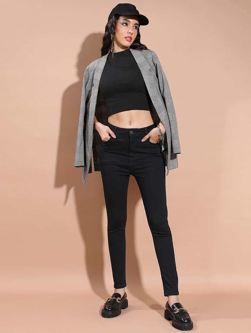 women black cotton jean - 22462489 -  Standard Image - 5