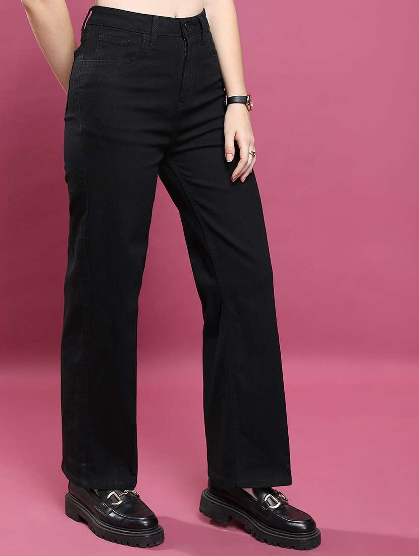 women black cotton jean - 22462490 -  Standard Image - 3