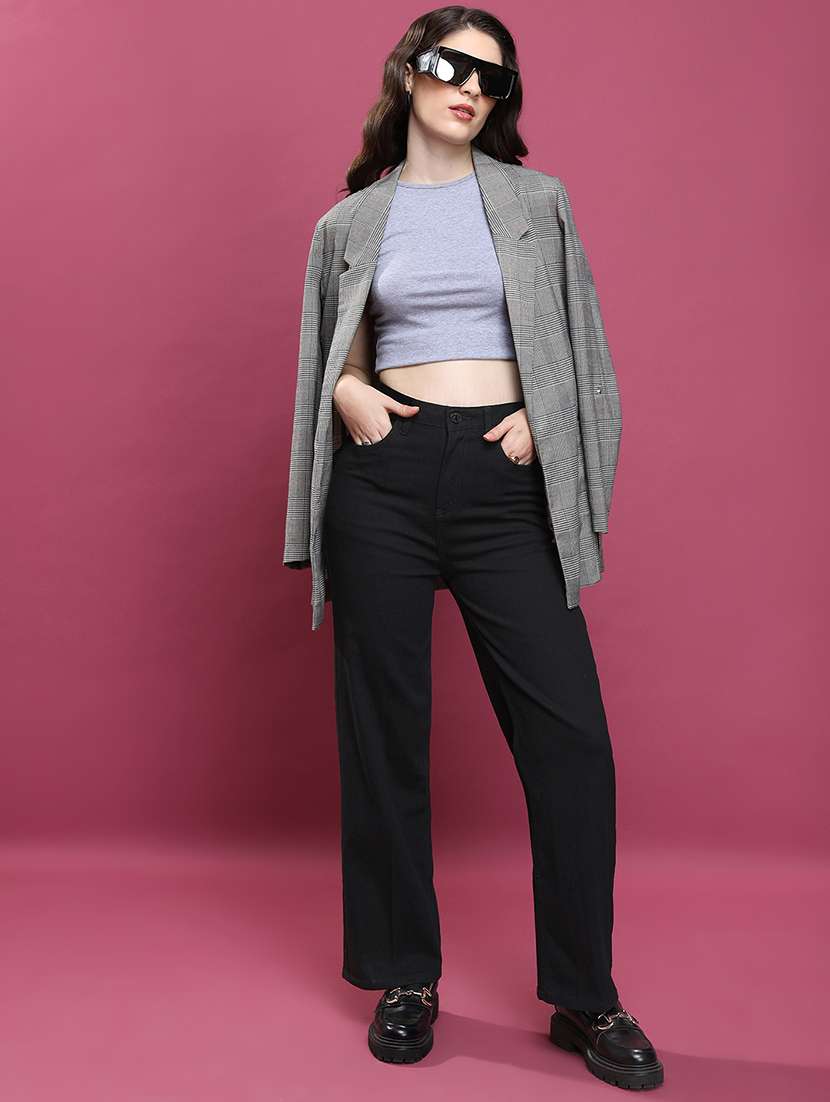 women black cotton jean - 22462490 -  Standard Image - 5