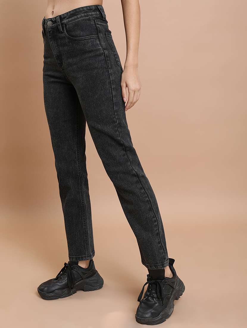 women grey cotton jean - 22462502 -  Standard Image - 3