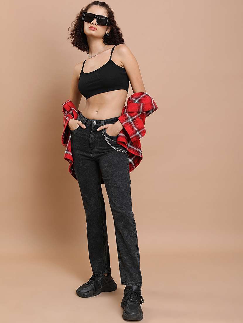 women grey cotton jean - 22462502 -  Standard Image - 5