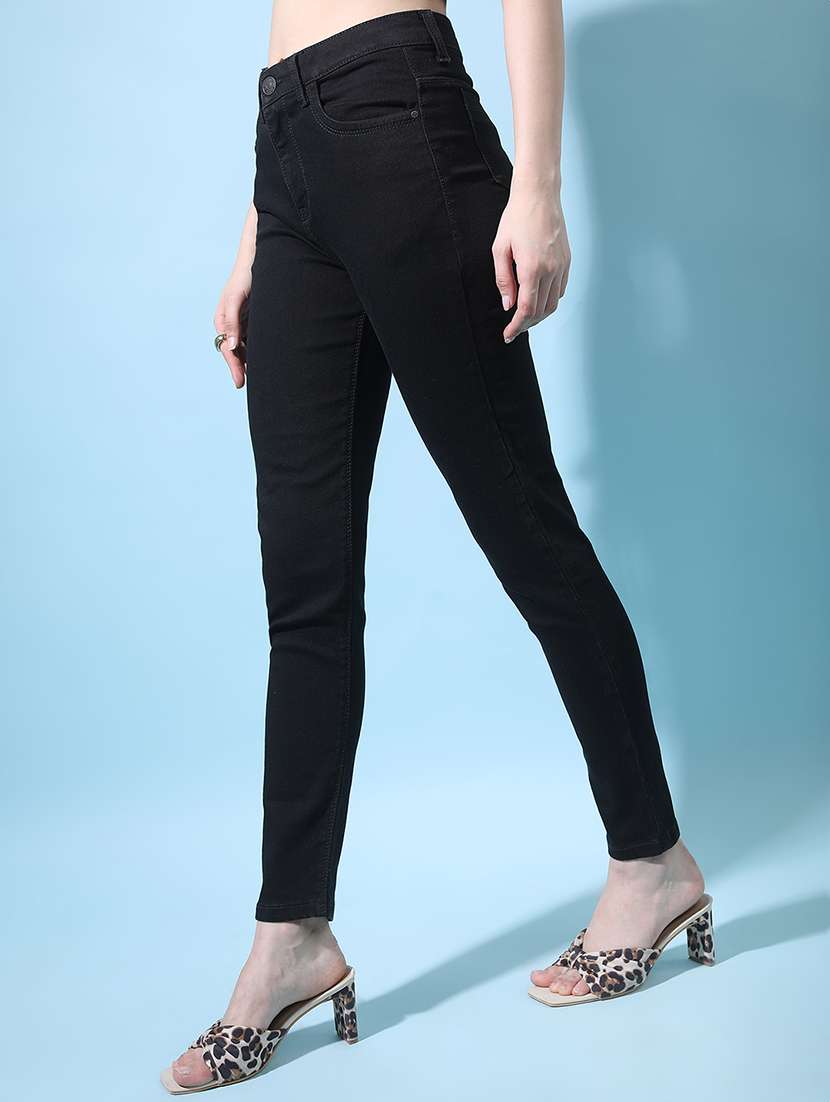 women black cotton jean - 22462535 -  Standard Image - 3