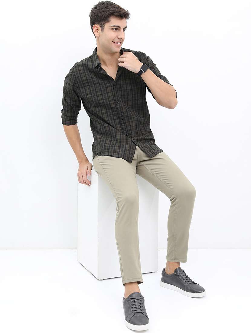 men checkered long sleeve regular fit casual shirt - 22462622 -  Standard Image - 5