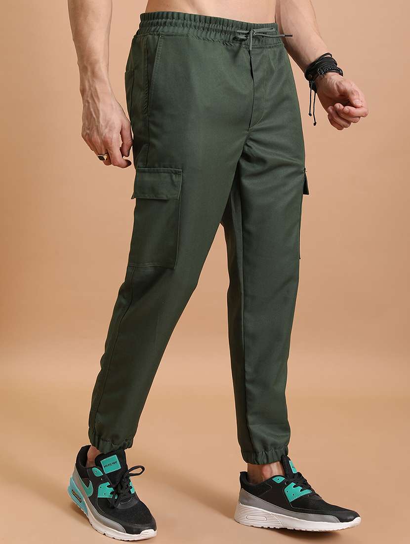 Men Polyester Pleated Casual Trouser - 22462732 -  Standard Image - 3