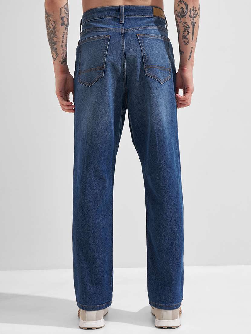 men blue cotton jean - 22462759 -  Standard Image - 3