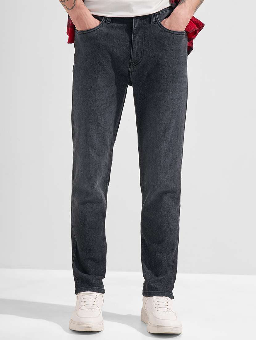 men black cotton jean