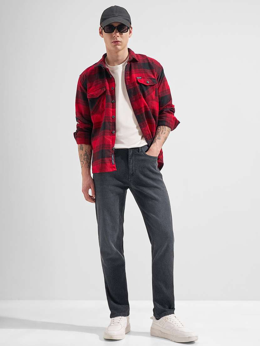 men black cotton jean - 22462778 -  Standard Image - 5