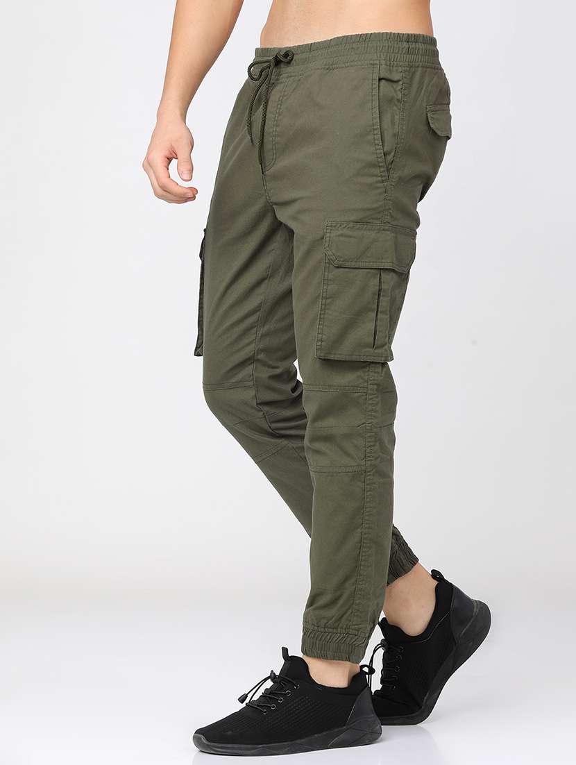 men cotton pleated casual trouser - 22462792 -  Standard Image - 3