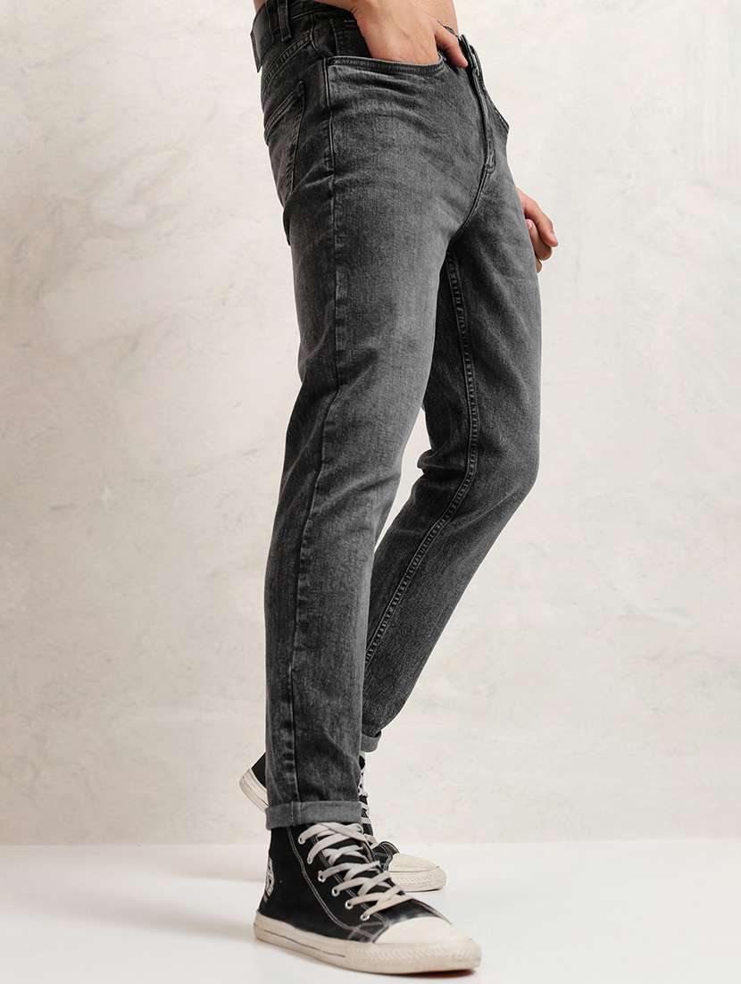 Men Grey Cotton Jean - 22462818 -  Standard Image - 3