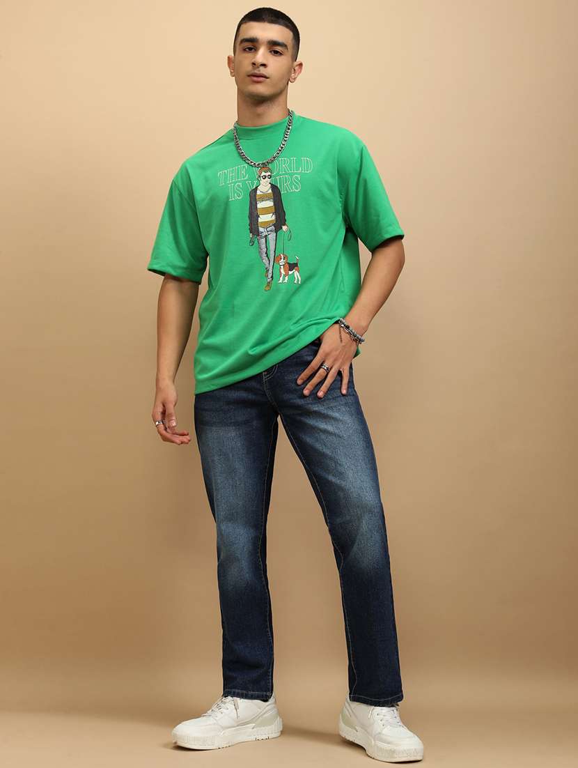 men blue cotton jean - 22462826 -  Standard Image - 5