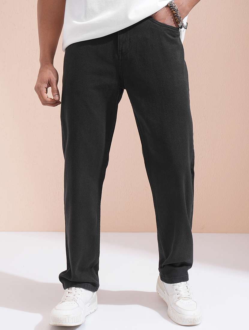 men black cotton jean