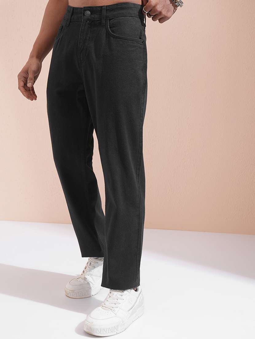men black cotton jean - 22462855 -  Standard Image - 3